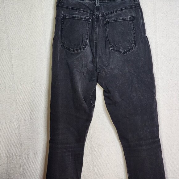 Forever 21 Black Cotton Poly Span High Waist 5 Pocket Stretch Skinny Jeans Sz 25 - Picture 10 of 16